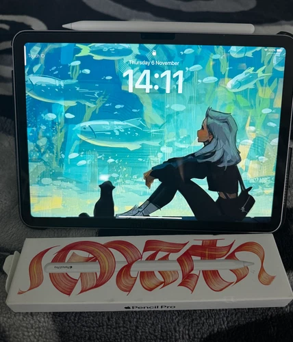 Apple iPad Air M2 (2024) 11-inch 128GB - purple with Apple pro pencil