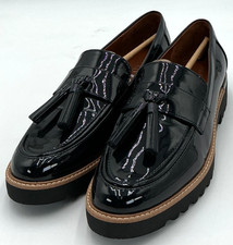 Franco Sarto Carolynn Women's Size 9 Black Tassel Loafers Wrong Box