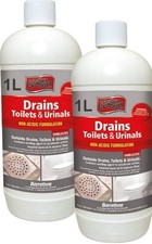 Knock Out Unblocks Urinals, Toilets & Drains - 2 x 1 Litre Blockage Remover