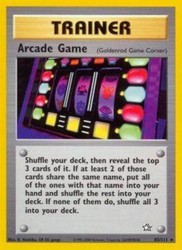 Arcade Game (Goldenrod Game Corner) 83/111 Neo Genesis Rare Trainer
