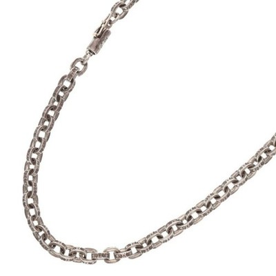 Chrome Hearts PAPER CHAIN 24 24inch Silver Necklace Men's Used