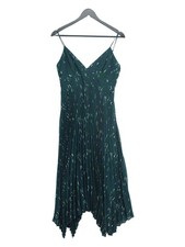 Uniqlo Slip Midi Dress XS in Green