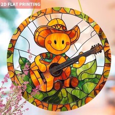 2D Flat Acrylic FALL Suncatcher - APPROX 8" Free Shipping BOGO