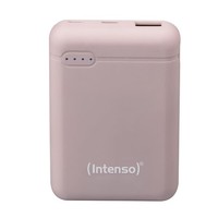 Intenso Powerbank XS10000 Rosé 10000 Mah Led-Anzeige Type C, Usb Und Microusb