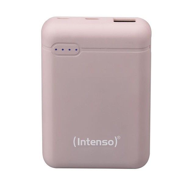 Intenso Powerbank XS10000 Rosé 10000 Mah Led-Anzeige Type C, Usb Und Microusb-image