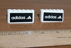 LEGO Soccer Set 3409 Parts Lot of 2 White Windscreen 2 x 6 x 2 w Logos - Adidas — photo 1