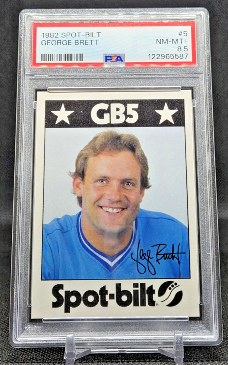 1982 Spot-Bilt #5 George Brett Royals PSA NM-MT+ 8.5 (PC198)