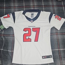 Nike Houston Texans Marks #27 NFL Jersey White Navy Red Size M 