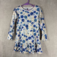 Tea Collection Long Sleeve Blueberry Dress Size 5 Soft Fruit Play Party School
