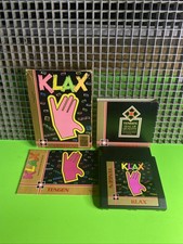 KLAX Complete Game Sleeve Original Box Manual Original NES Nintendo
