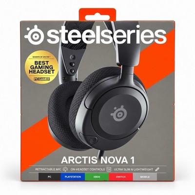 SteelSeries Arctis Nova 1 Wired Headset for PC, PS4|5,Xbox,Switch