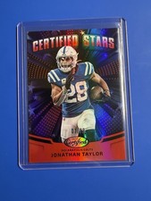 2025 Panini Certified Colts Jonathan Taylor Certified Stars Mirror Red 1 /99 MNT