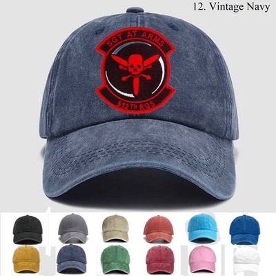 Customized Personalization Embroidered Hat 512th Rescue Squadron, Trucker Hat