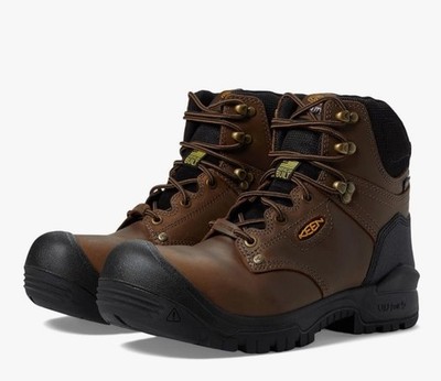 NEW KEEN Utility Men s Size 10 WIDE Independence 6  WP Carbon Toe Boots 1026487