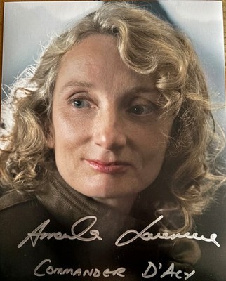 Star Wars Amanda Lawrence Commander D'Arcy Autograph 8x10 Photograph -GENUINE