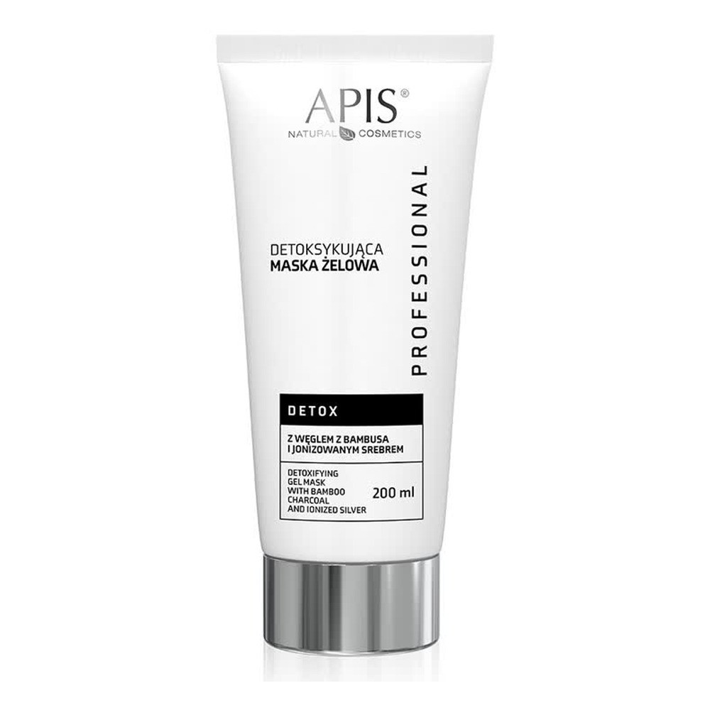 Apis Professional Detox Face Gel Mask with Bamboo Charcoal Ionised Silver 200ml - Image 3