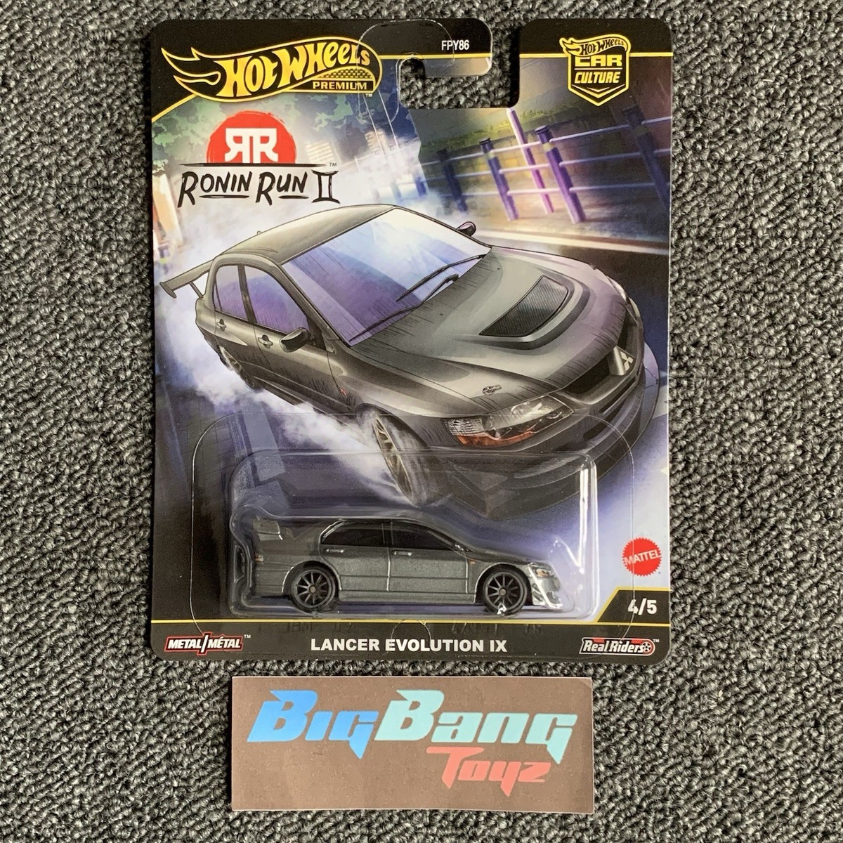 Hot Wheels Premium Mitsubishi Lancer Evolution IX Ronin Run II