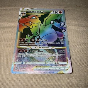 ebay pokemon cards rainbow rare Rainbow Charizard