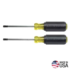2-Piece Combination Tip Screwdriver Set- Cushion Grip Handles | Set Tools Tips