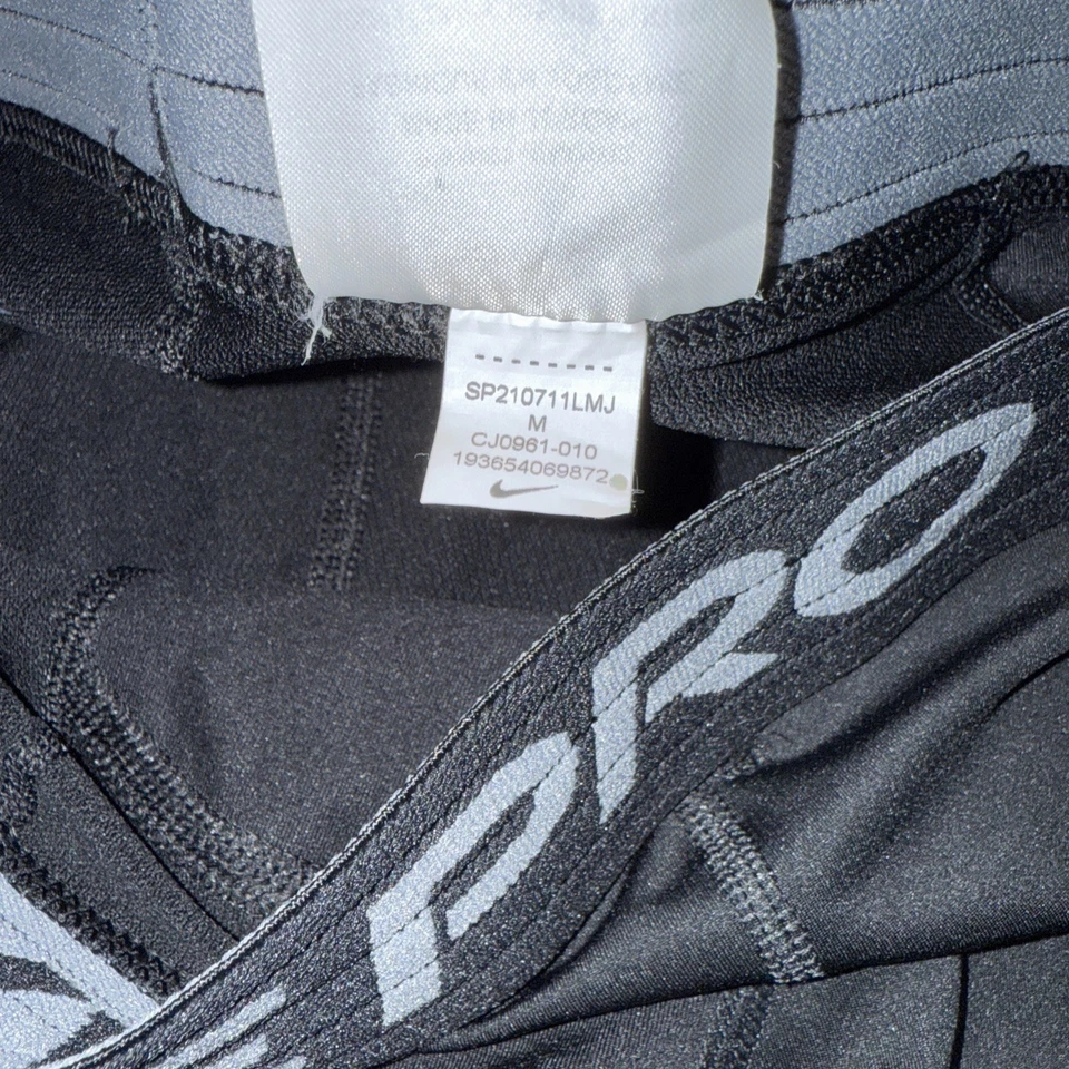 Medias Nike Pro para hombre 3/4 en negro talla mediana BV5643-010 Foto 4 de 4