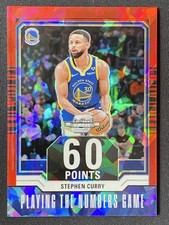 Stephen Curry 2023-24 Panini Contenders Optic Numbers Game Red Ice /175 #7