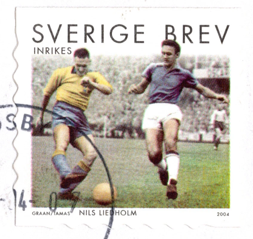SWEDEN 2004 PRIORITY MAIL COVER SENT TO JORDAN, AMMAN, THREE STAMPS, SOCCER - Image 2 of 4