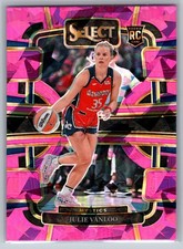 2024 Select WNBA Julie Vanloo Pink Ice #57 Washington Mystics