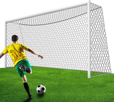 Professional Soccer Goal Replacement Net 24X8Ft, 18.5X6.5Ft, Upgraded Durability