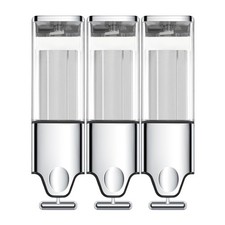 3-in-1 Quadrate Dispensers for The Shower,Shower soap Dispenser,Conditioner D...
