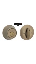 Kwikset SmartKey Single Cylinder Deadbolt Antique Brass 6605 K6 New
