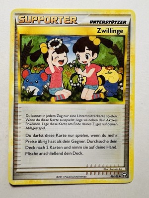 Pokemon Karte Zwillinge 89/102 Triumph Deutsch
