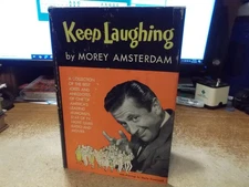 Keep Laughing - Morey Amsterdam - 1959 - 1st Edition - HC/DJ