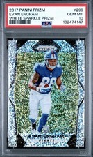 2017 Prizm Evan Engram White Sparkle SSP RC PSA 10 - POP 1 - Broncos/Giants