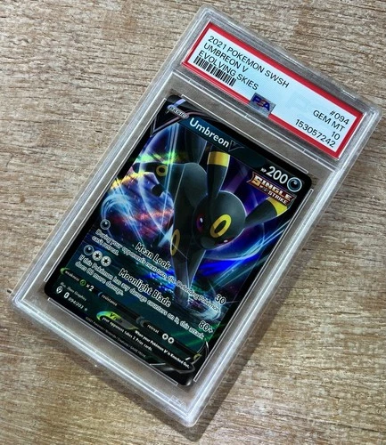 Umbreon V 094/203 - SWSH07: Evolving Skies Holo PSA 10 💎 2021 Pokémon