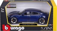 Bburago 18-21098B 1:24 Porsche Taycan Blau Neu & Ovp
