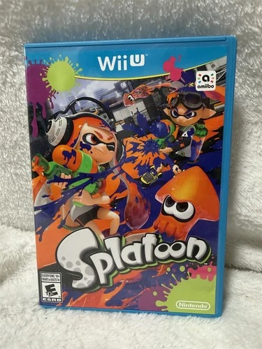 NINTENDO WII U SPLATOON GAME COMPLETE WITH INSERT