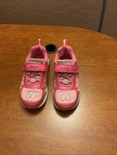 Disney Girls Minnie Mouse Sneakers Led Light Up Shoes Pink Size 11