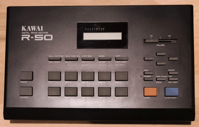 KAWAI R-50 Drum Machine, inkl. BDA + Netzteil, defekt, Speicherbatterie leer