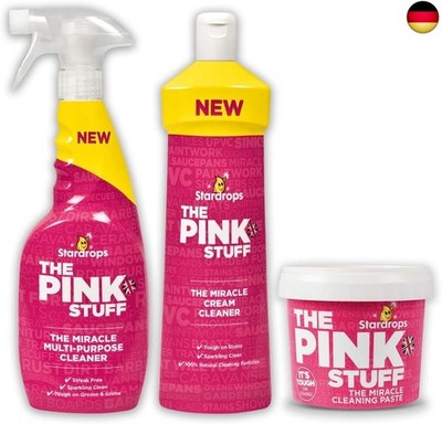 The Pink Stuff Miracle Reinigungsset, 3er-Packung, von Mrs Hinch bestätigt