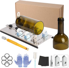 Glass Bottle Cutter,Glass Cutter Tool Kit for round Bottles, Bottle Cutter DIY