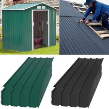 12/24X Metal Cladding Roof Sheets Corrugated Garage Carport Shed Roofing Panels