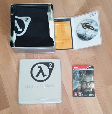 Half-Life 2 Collector s Edition Steel Box PC 2004 - Spiel, T-Shirt, Prima Book