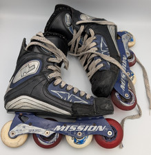 Mission Inline Hockey Skates Men&rsquo;s Size 8 HI-LO VIOLATOR VINTAGE
