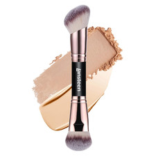 Dual-Ended Foundation Contour Brush - Professional Kabuki Face Blending Makeup B