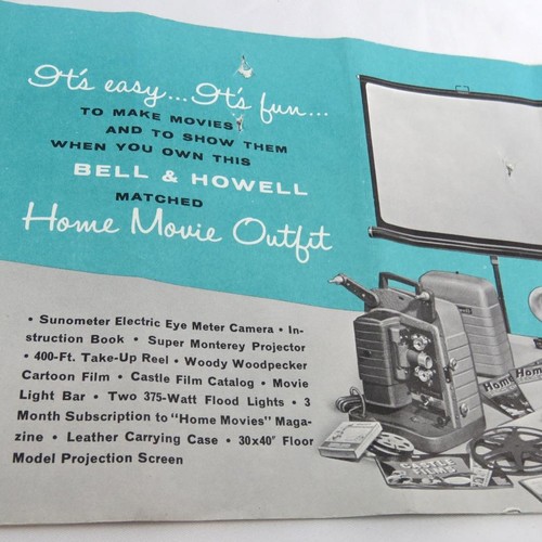 Vintage MOVIE PAMPHLET from BELL & HOWELL Sunometer Camera 1907? Replacement - Picture 5 of 8