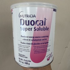 Nutricia Duocal Super Soluble, Unflavored, 14 Oz., Can, Powder Expires 1/15/2029