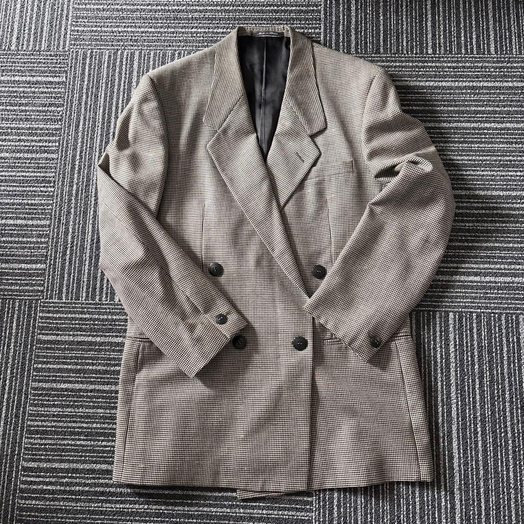 ISTANTE Double Suit Houndstooth Pattern Versace S… - image 2