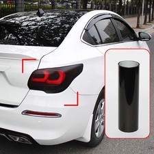1X Dark Smoke Black Car Tail Light Rear Light Film Stickers Wrap DIY Accessories