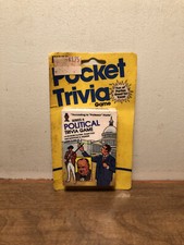 1984 Professor Hoyle Pocket Trivia Card Pack Series 6 Political Trivia Game NOS