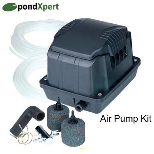 PondXpert ElectroAir Pump Weatherproof Complete Kit Air Stones 1800 LPH